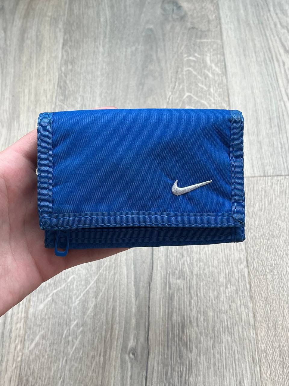Nike × Vintage Vintage Y2K Nike Wallet Blue wallet nike Size ONE SIZE - 1 Thumbnail