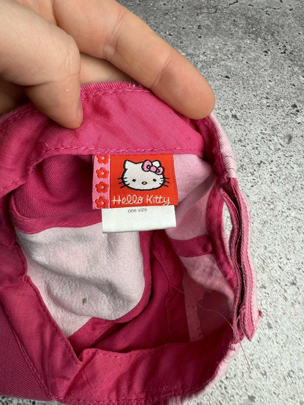 Japanese Brand × Vintage Hello Kitty Cap Hat Vintage Size ONE SIZE - 6 Thumbnail