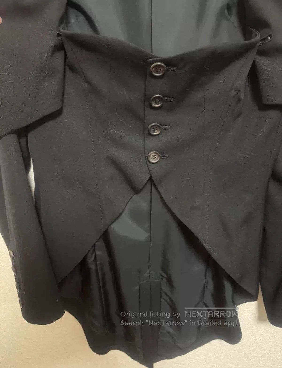 Yohji Yamamoto Y's Red Label Tailored Jacket. Size US M / EU 48-50 / 2 - 3 Thumbnail