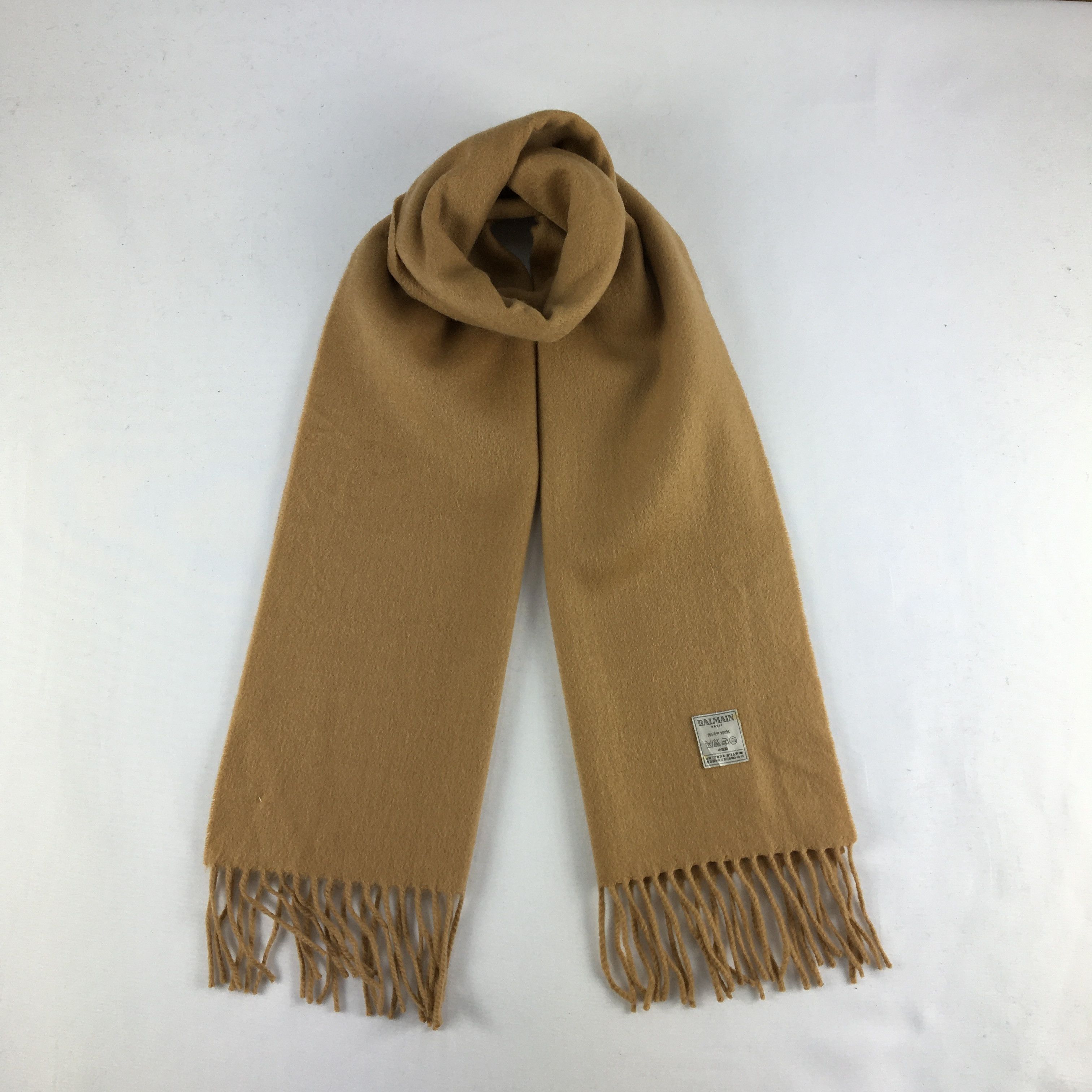 Pierre Balmain Vintage Balmain Scarf Muffler Wool Cashmere Scarves Size ONE SIZE - 1 Thumbnail