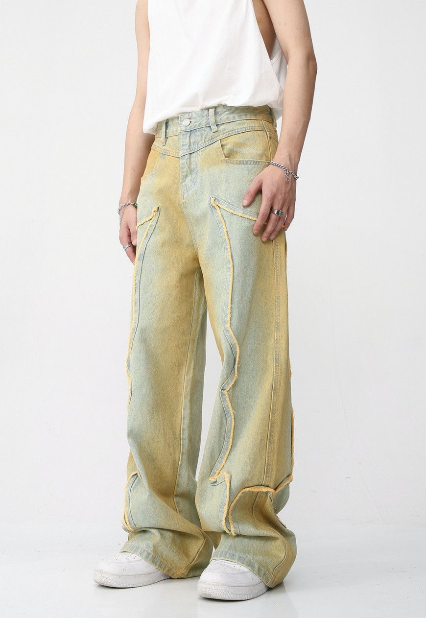 Other Unisex vintage distressed pop jeans Size US 30 / EU 46 - 2 Thumbnail