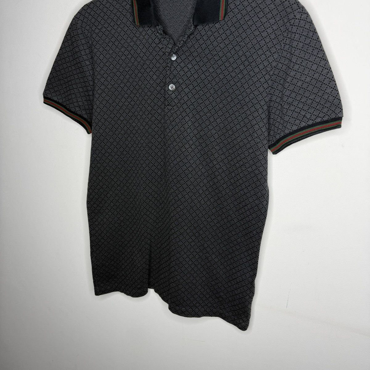 Gucci Gucci Diamond Pattern Polo Size US S / EU 44-46 / 1 - 2 Thumbnail