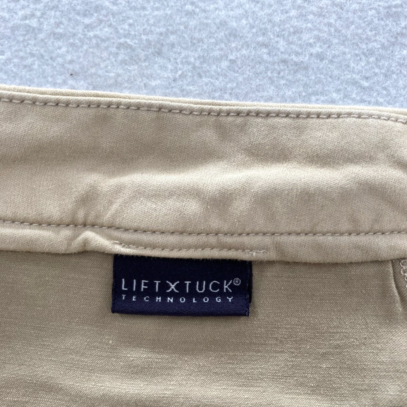 NYDJ NYDJ Everyday Trouser Pants Women's 10 Khaki Beige Stretch Casual Preppy Career Chino Pants Shirt Size 32" / US 10 / IT 46 - 7 Thumbnail