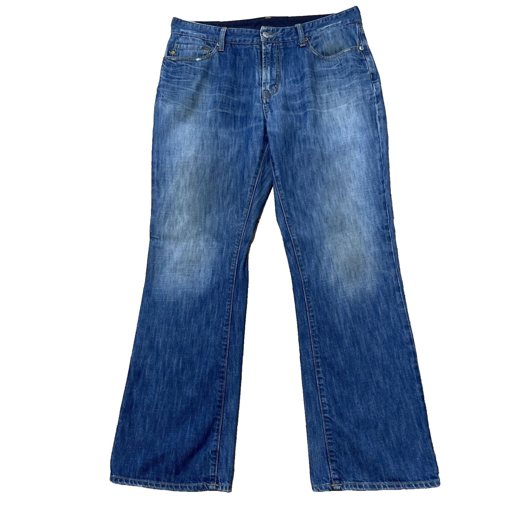 Vintage VINTAGE Seven7 Jeans Men 36x31 Straight Denim Blue Fade Wash 5-Pocket Design USA 90s Cowboy Size US 36 / EU 52 - 3 Thumbnail