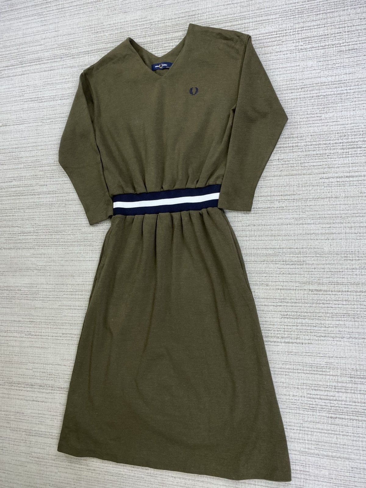 Fred Perry × Vintage Vintage Fred Perry Embroidery Logo Over Dress Size S / US 4 / IT 40 - 4 Thumbnail