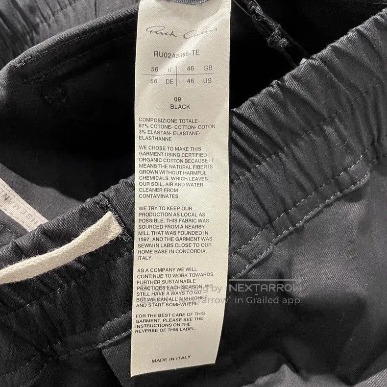 Rick Owens Rick Owens Men's Black Cargo Pants. Size US 44 / EU 60 - 6 Thumbnail
