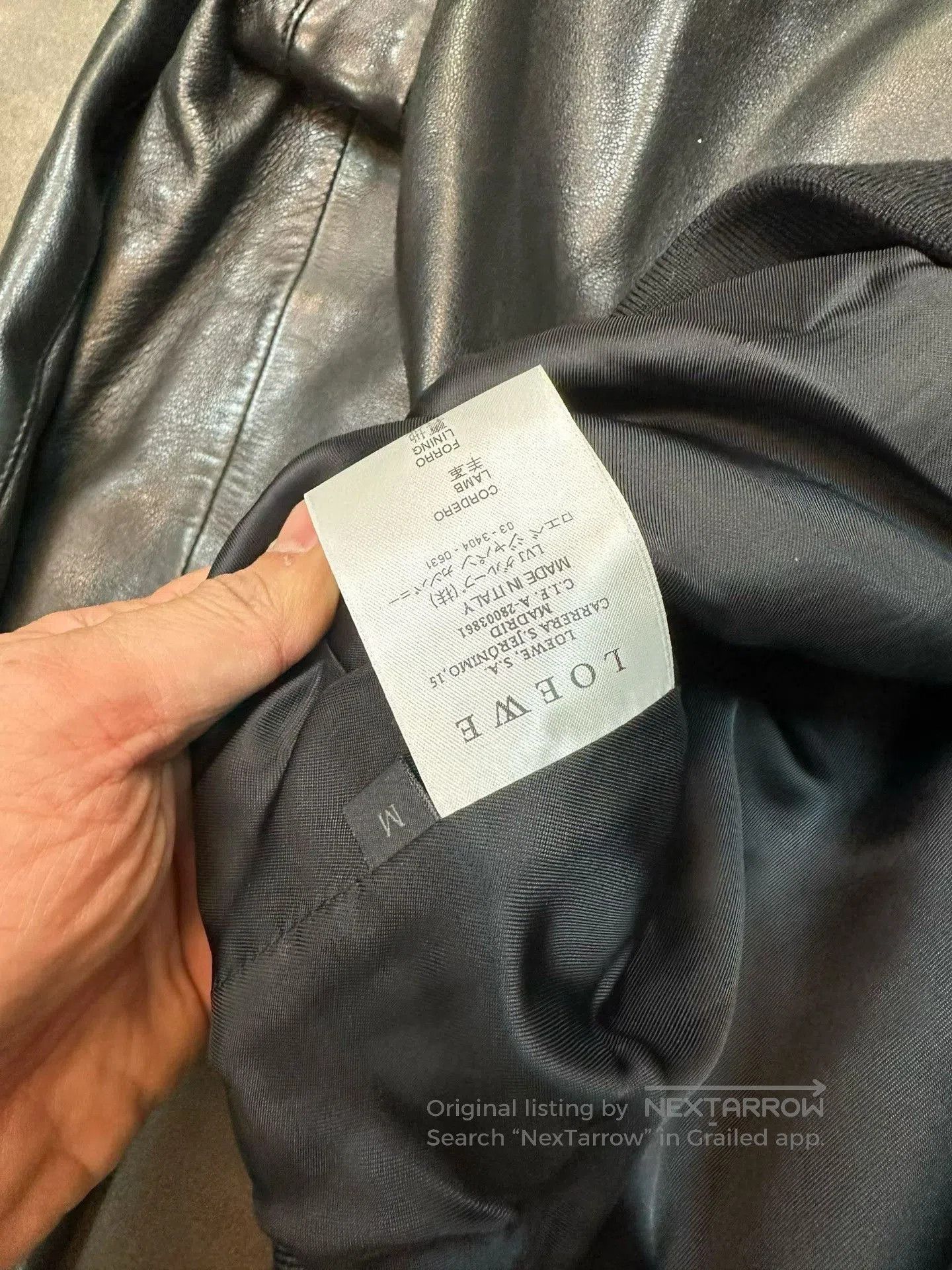 Loewe Loewe Lamb Fur Collar Leather Jacket. Size US M / EU 48-50 / 2 - 4 Thumbnail