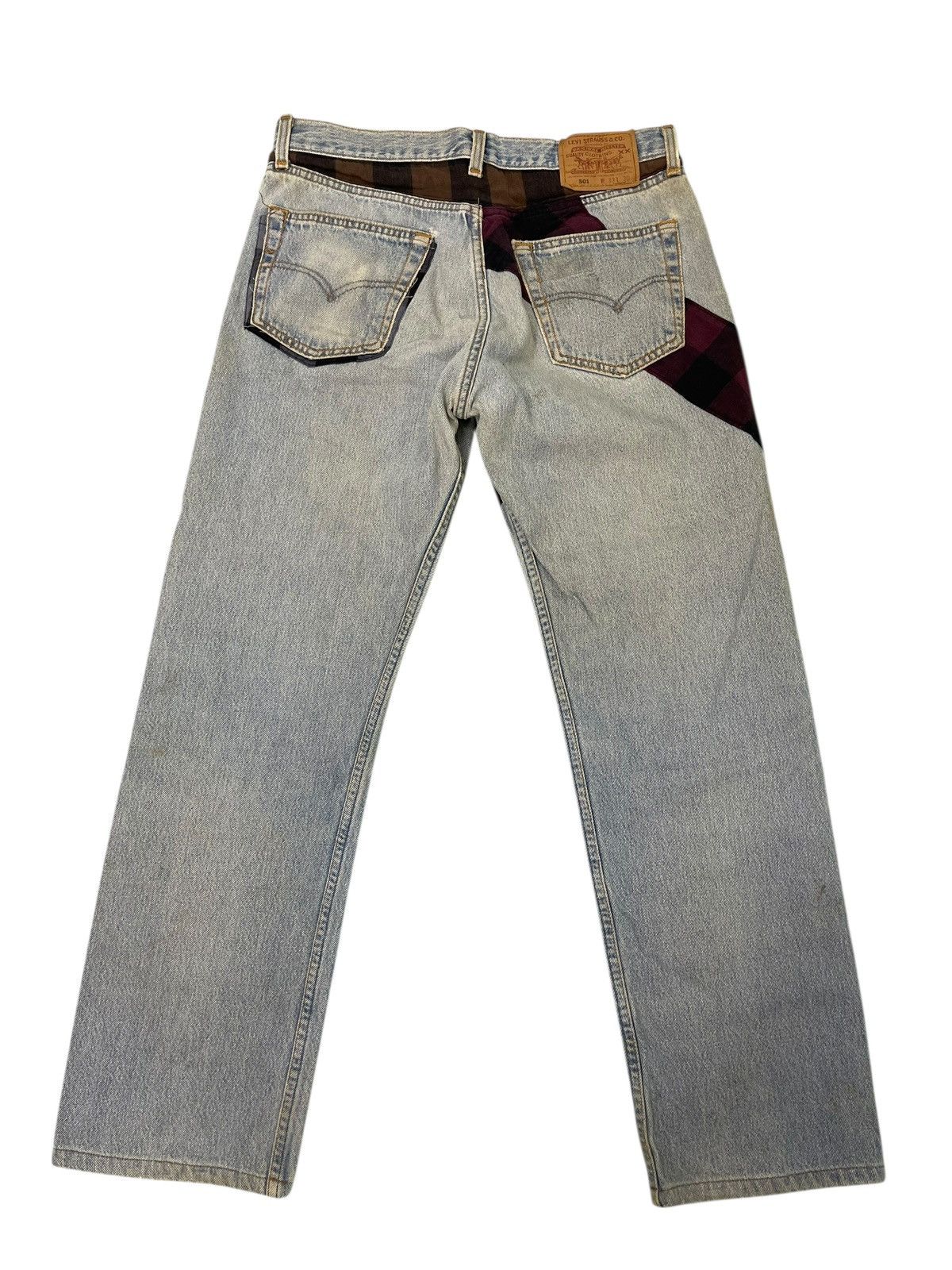 Levi's Vintage Clothing Vtg 1995 Levi’s 501 USA Rebuilt Patchwork Regular 3🟦8 Size US 32 / EU 48 - 1 Thumbnail