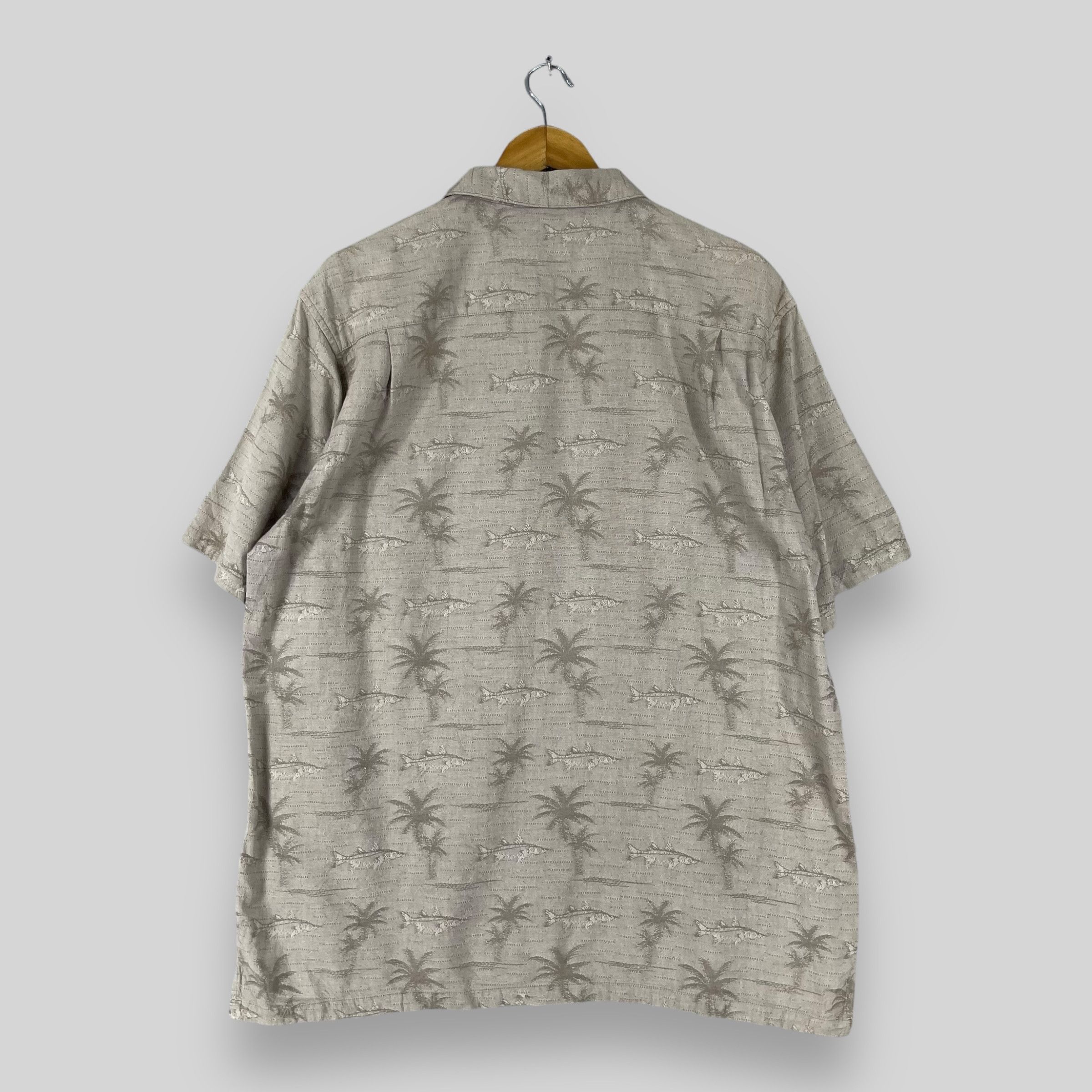 Columbia Vintage COLUMBIA Hawaiian Coconut Tree Motive Shirt Size US L / EU 52-54 / 3 - 7 Thumbnail