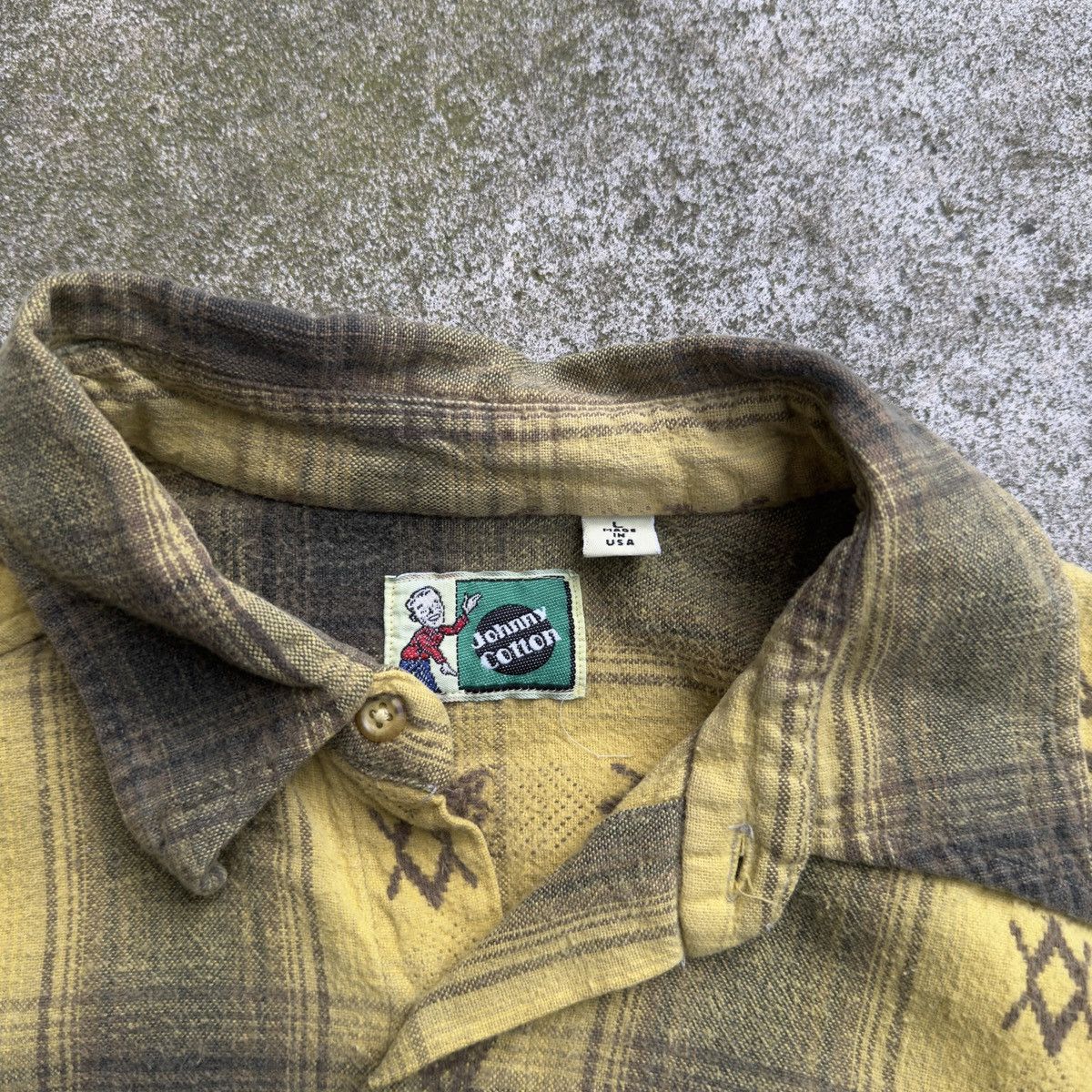 Vintage Faded Plaid Flannel Shirt ERD Grunge Chrome RRL Bode Size US L / EU 52-54 / 3 - 4 Thumbnail
