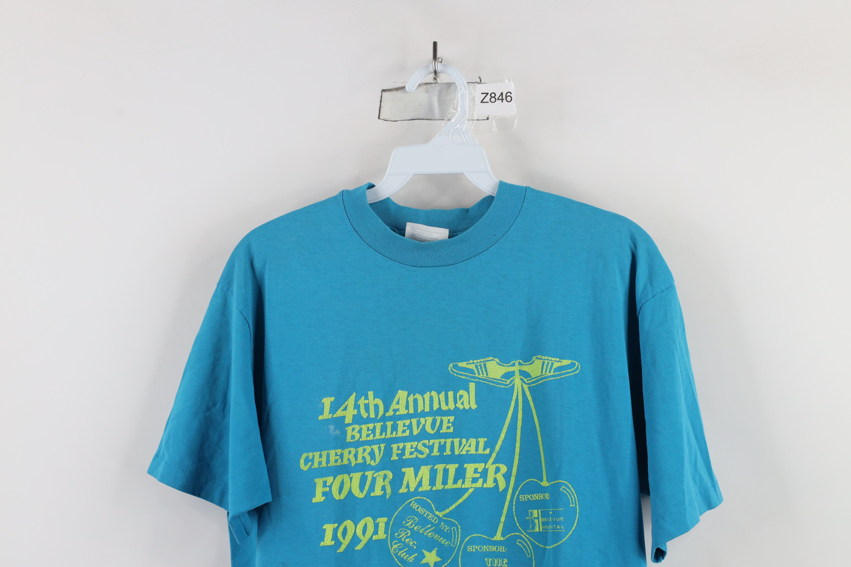 Vintage Vintage 90s Cherry Festival 4 Miler Run Race T-Shirt USA Size US L / EU 52-54 / 3 - 2 Thumbnail