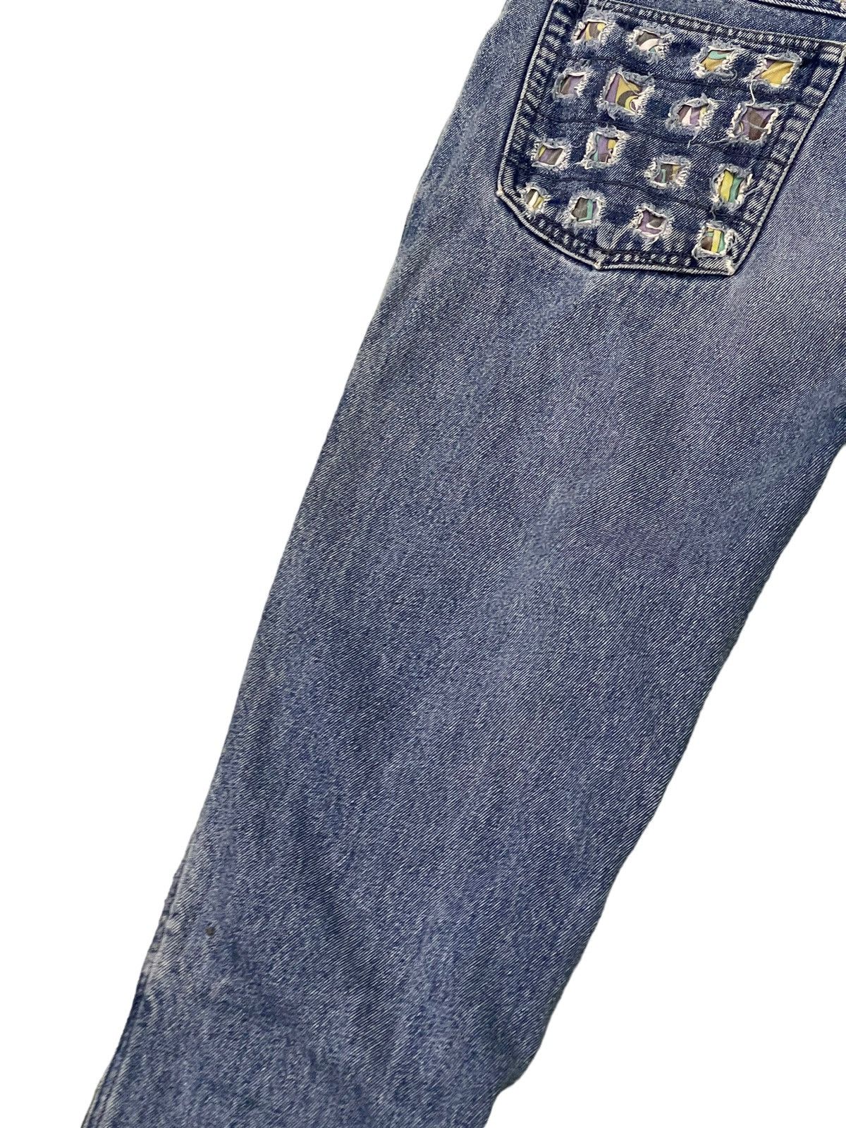Japanese Brand Full Distress Jeans Vtg Unknown Brand Tapered 7🟦8 Size US 34 / EU 50 - 16 Thumbnail