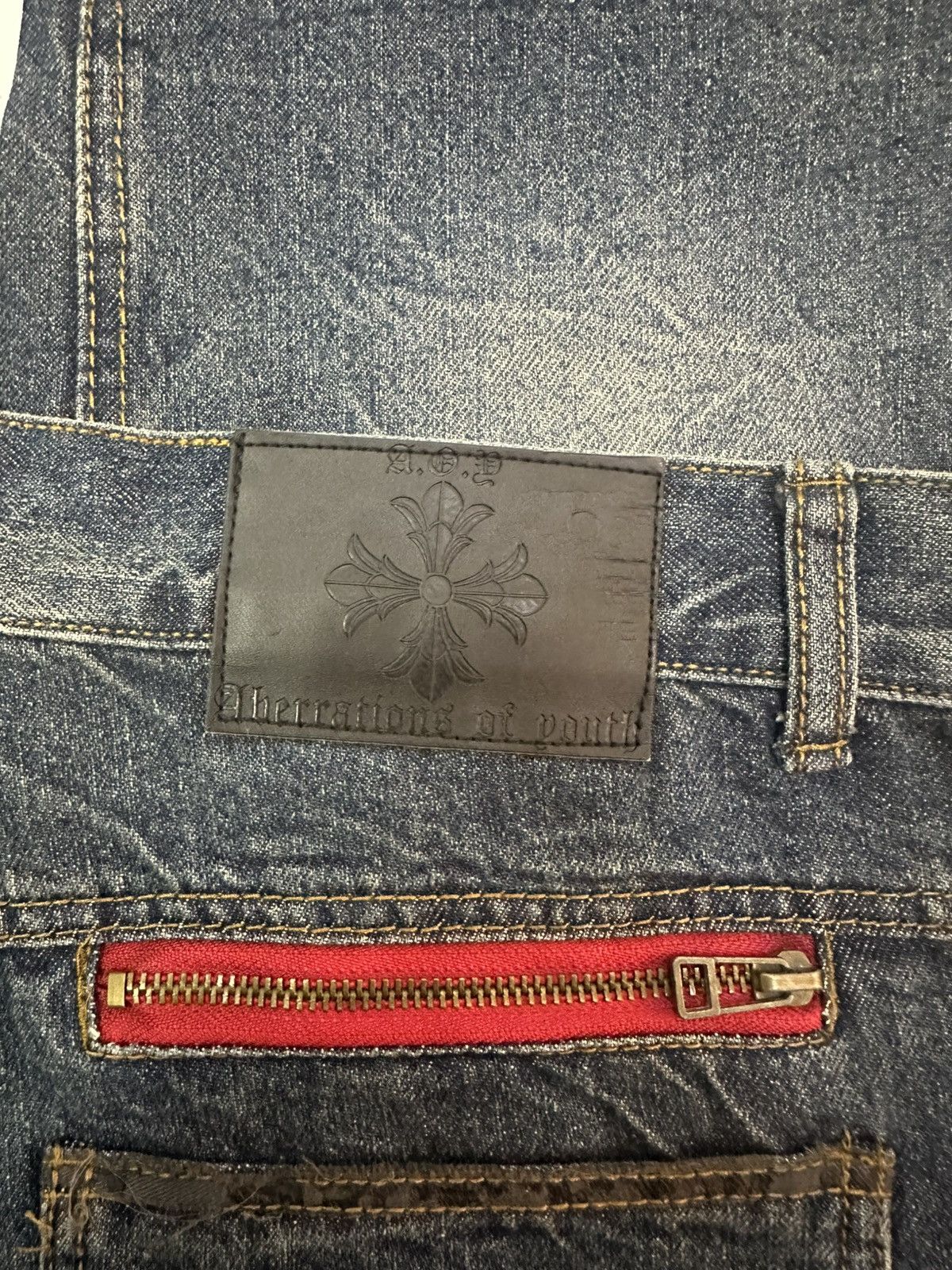 Other ABERRATIONS OF YOUTH Cross Denim Size US 34 / EU 50 - 15 Thumbnail