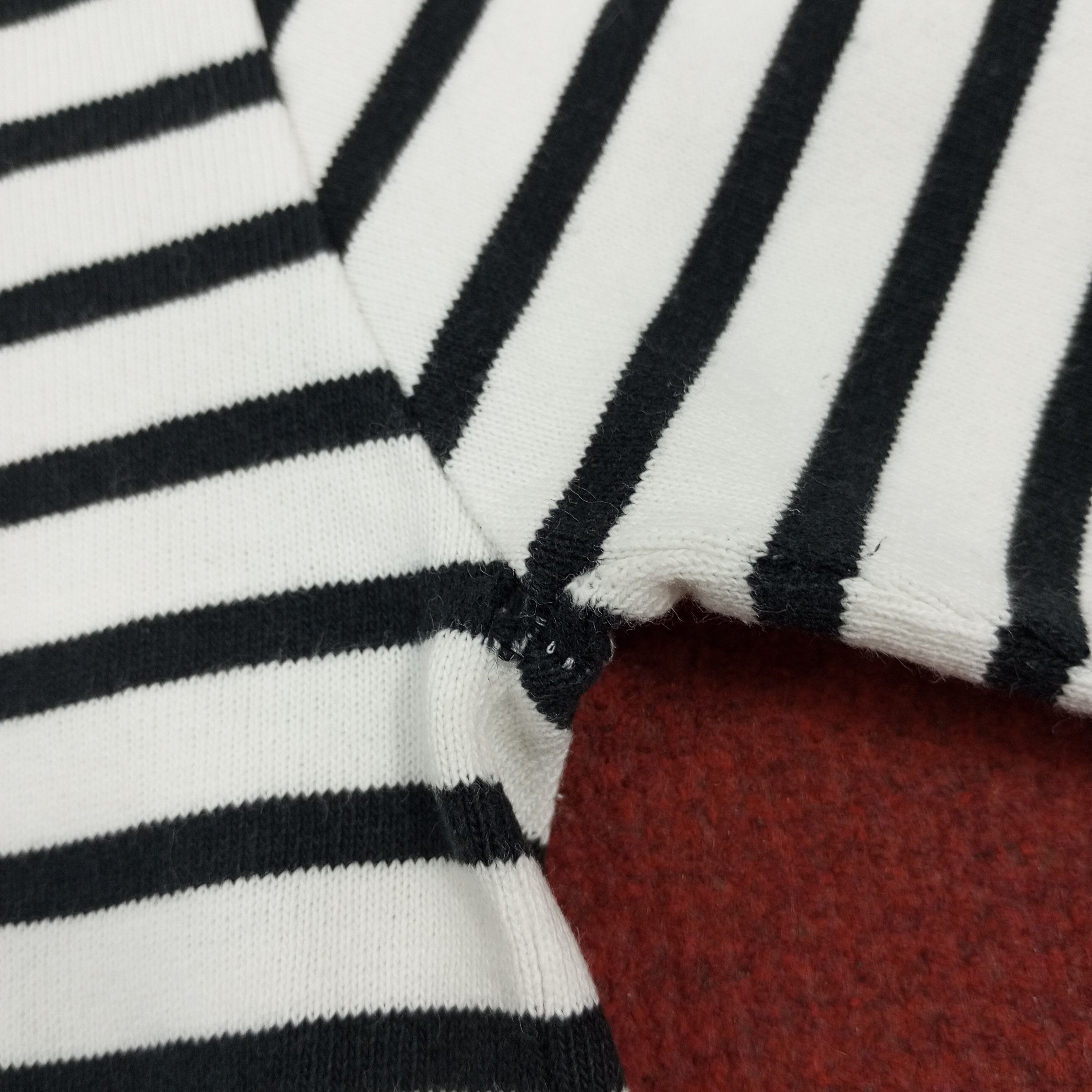 Saint James × Vintage Saint James Stripes Design Fashion Style Tshirt Size S / US 4 / IT 40 - 6 Thumbnail