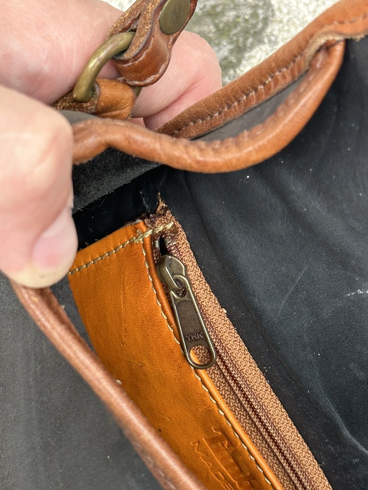 Timberland × Vintage Timberland Made In USA Vintage Classic Leather Mini Bag Size ONE SIZE - 12 Thumbnail