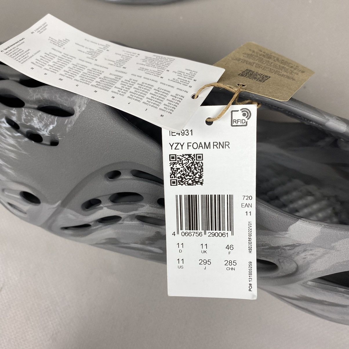 Adidas Yeezy Foam Runner MX Granite Sneakers Shoes