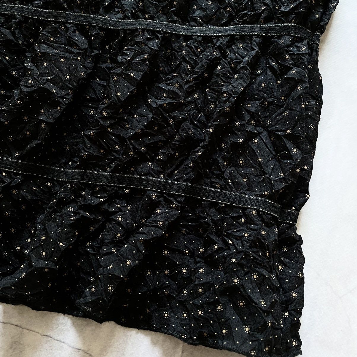 Cop Copine × Pleats Please Issey Miyake × Vintage RARE Cop Copine Pleats Maxi Skirt Issey Miyake Style Size 28" / US 6 / IT 42 - 3 Thumbnail