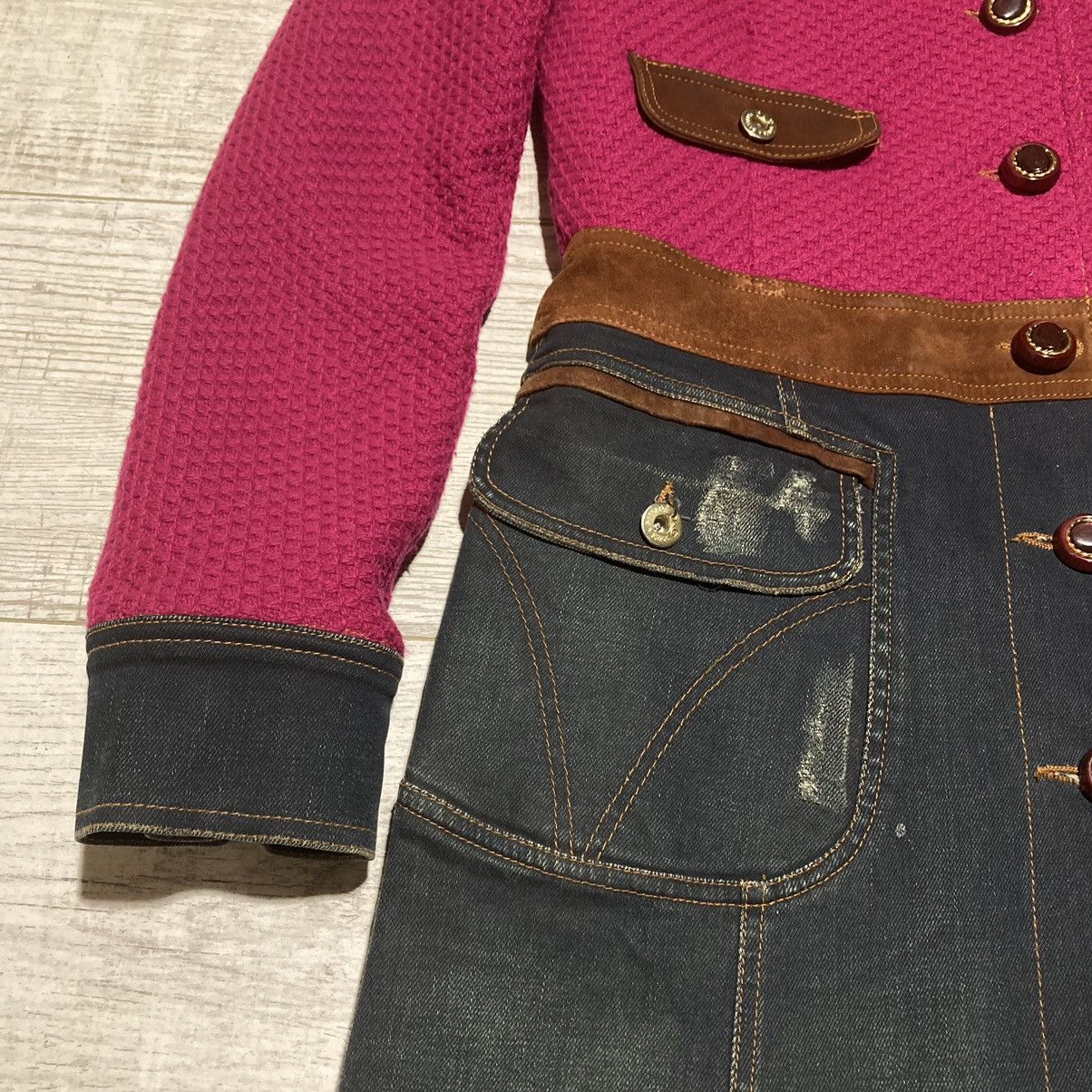 Dolce & Gabbana Dolce Gabbana Wool Coat Ladies Denim Pele Leather Jacket Size M / US 6-8 / IT 42-44 - 5 Thumbnail