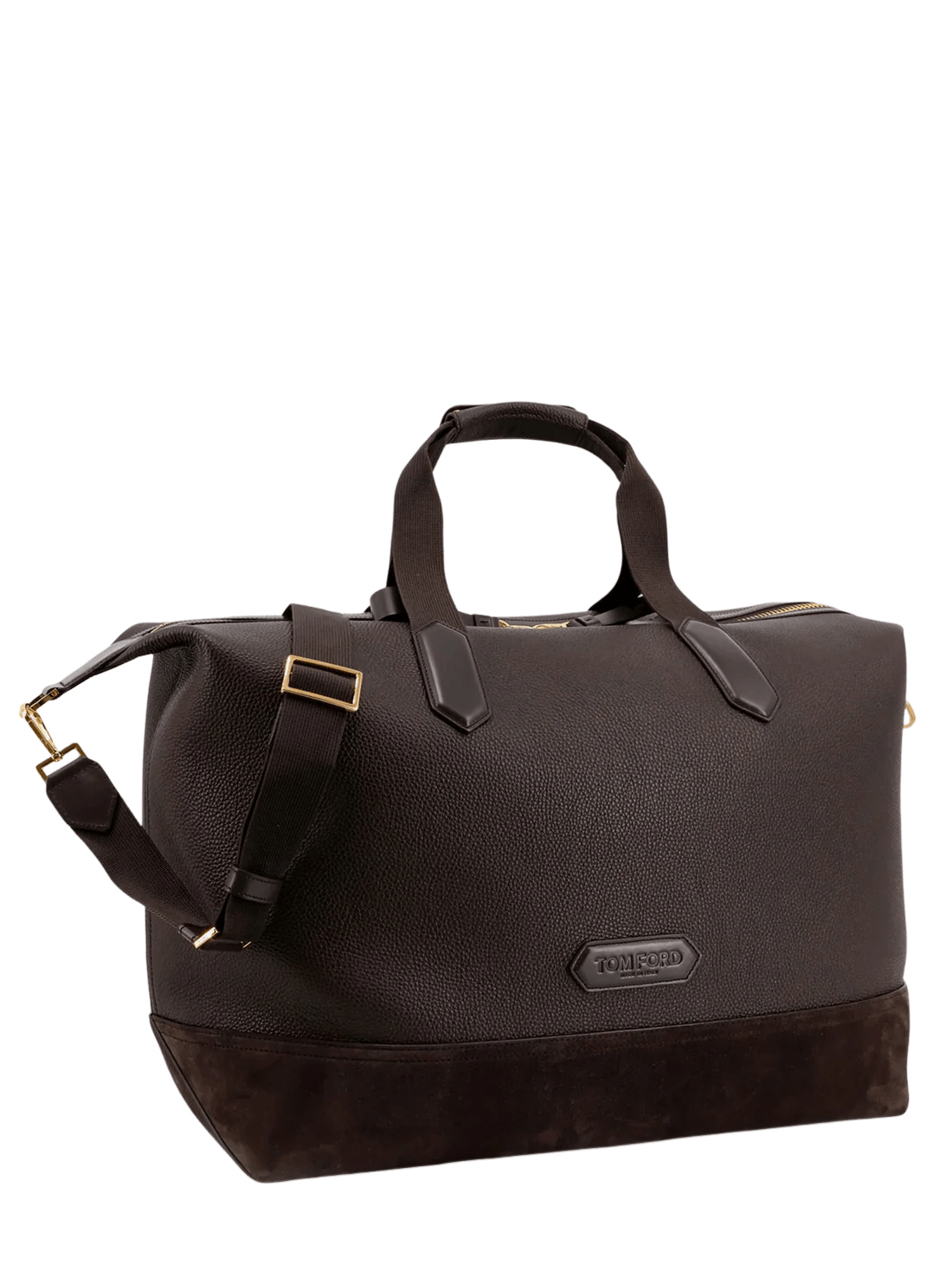 Tom Ford TOM FORD Brown Grain Leather Duffle Bag New Authentic Size ONE SIZE - 3 Thumbnail
