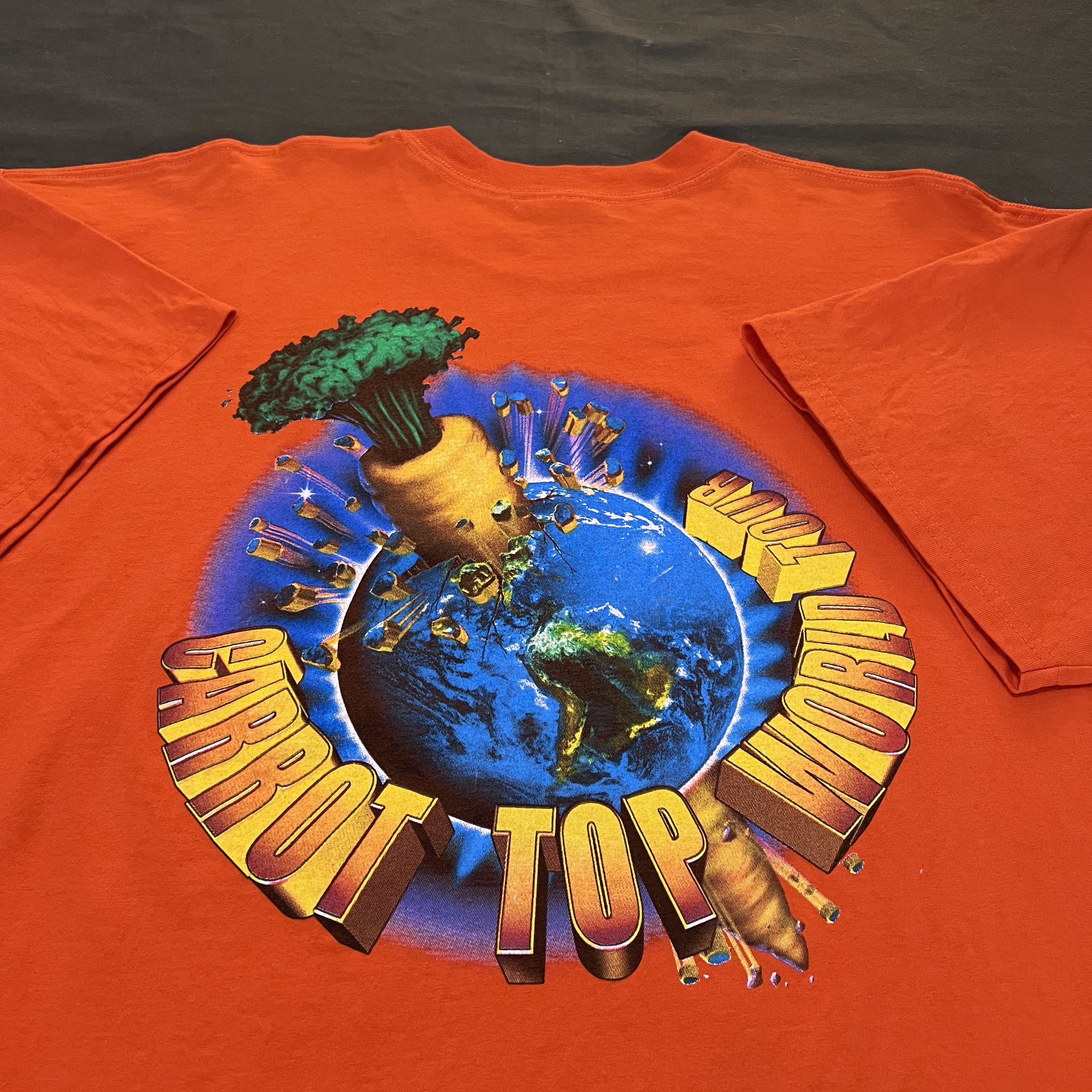 Vintage Y2K carrot top world tour Promo Tee 2XL