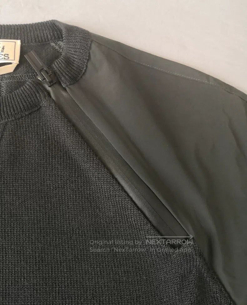 Other Hermes Knitted sweater, olive green, 100% wool pieced Size US S / EU 44-46 / 1 - 5 Thumbnail