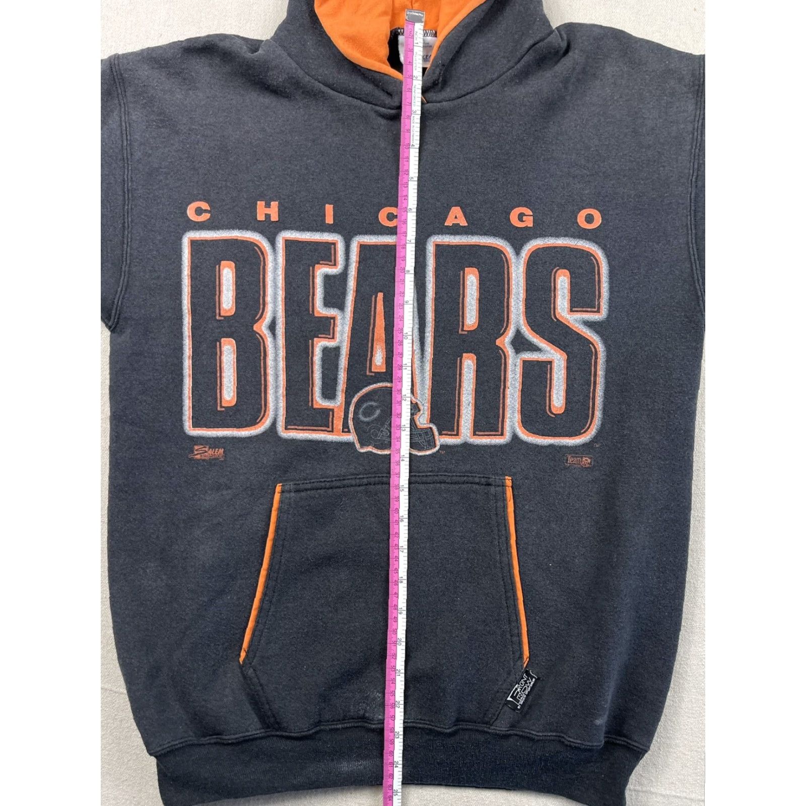 Salem Sportswear VINTAGE 90s Chicago Bears Sweatshirt Hoodie Salem NFL Football USA Mens Sz M Size US M / EU 48-50 / 2 - 7 Thumbnail