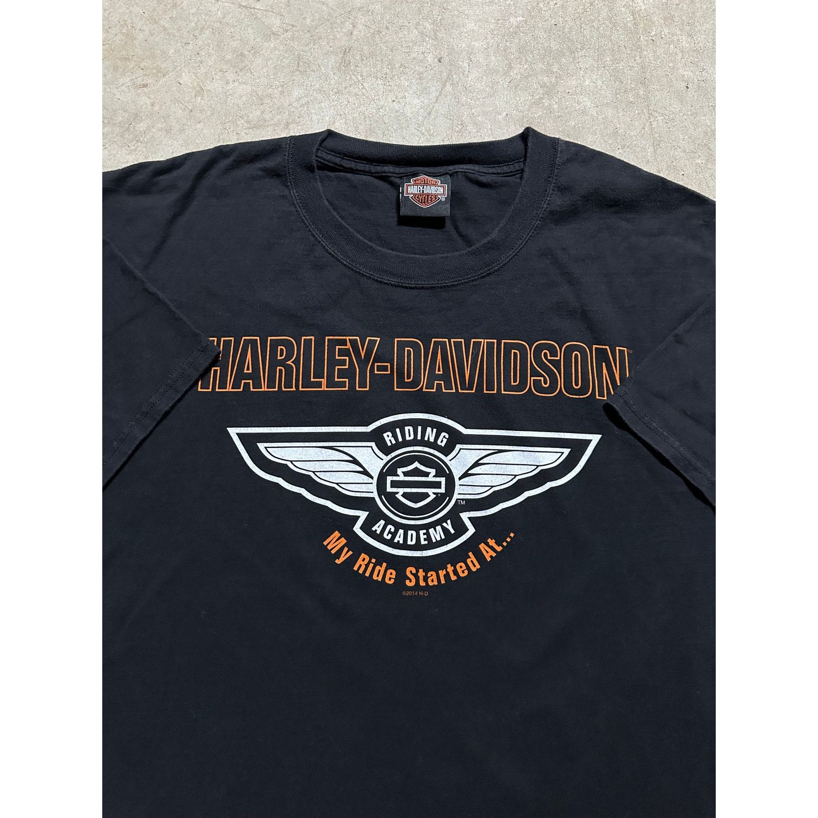 Harley Davidson × Vintage Vintage Harley Davidson My Ride Started Graphic T Shirt XL Size US XL / EU 56 / 4 - 3 Thumbnail