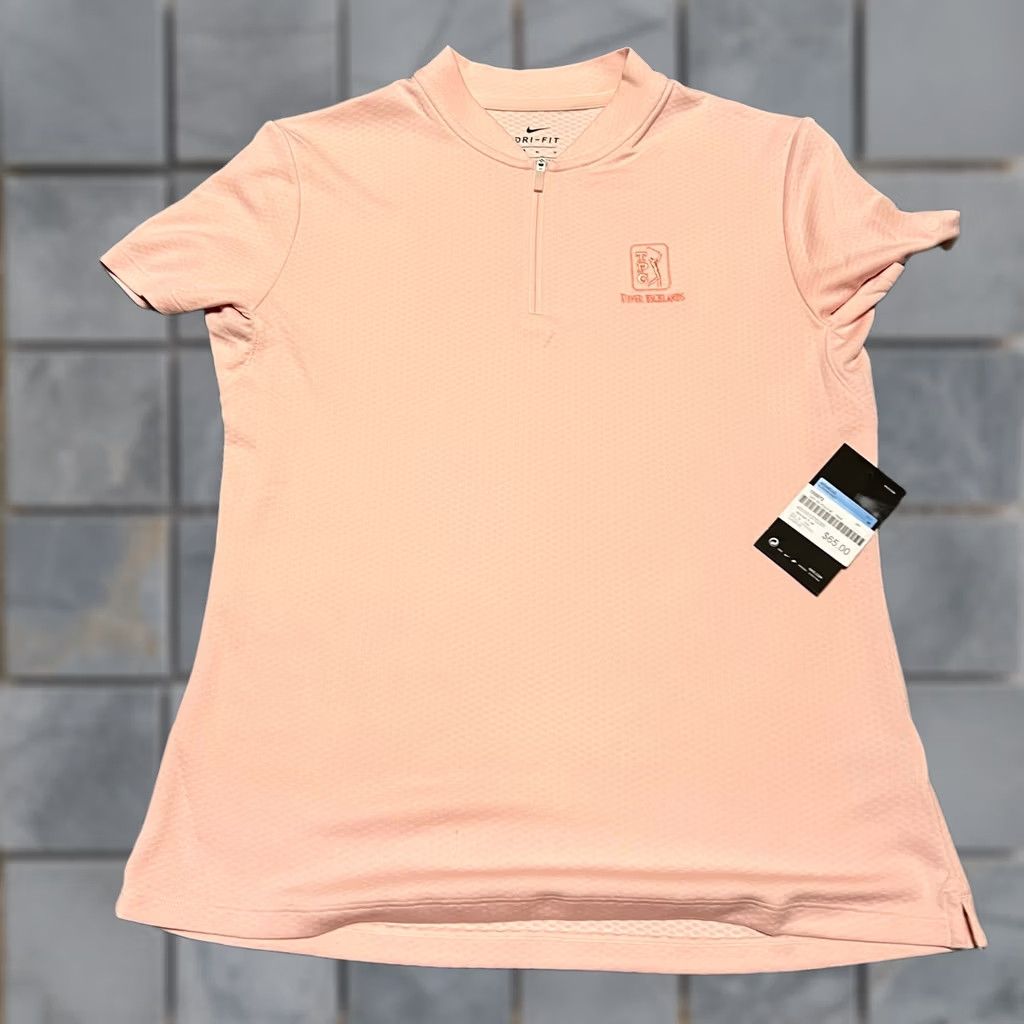 Nike Nike Shirt Womens Medium Blade Polo 1/4 Zip Dri-Fit Pink Golf Polo M Womens Size M / US 6-8 / IT 42-44 - 1 Thumbnail