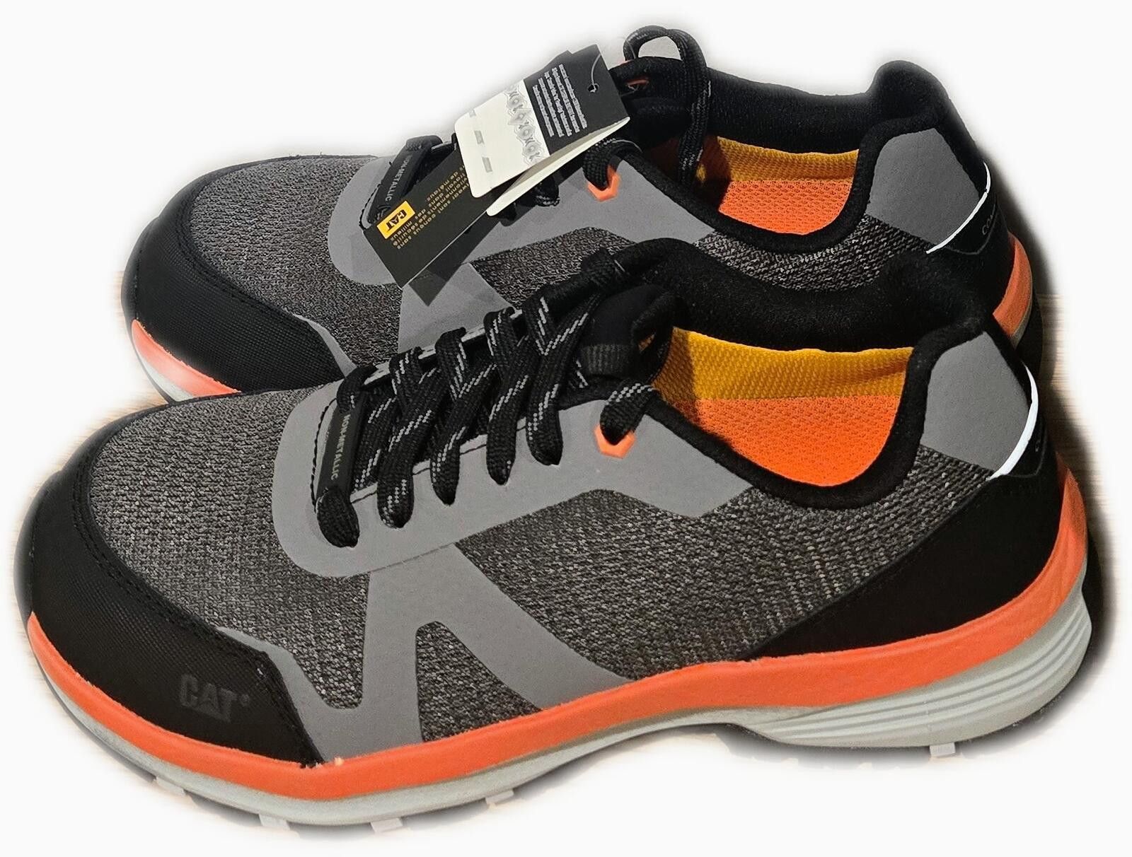 Caterpillar CAT Men's Gray and Orange Athletic Sneakers Size US 7.5 / EU 40-41 - 1 Thumbnail