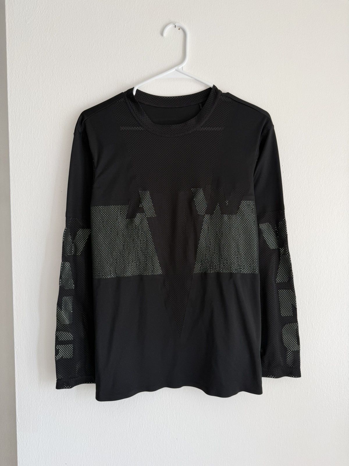 Alexander Wang × H&M Alexander Wang x H&M Mesh Long Sleeve Shirt Size XS in Black Size S / US 4 / IT 40 - 1 Thumbnail
