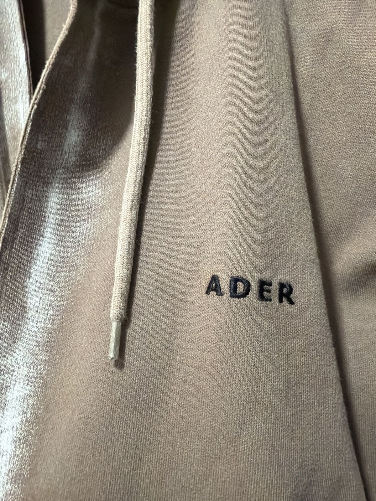Ader Error ADER ERROR Logo-Embroidered Distressed Cotton-Blend Hoodie Size US M / EU 48-50 / 2 - 5 Thumbnail