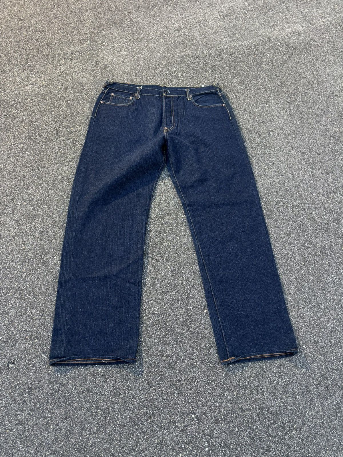 Japanese Brand × RMC Jeans × Vintage Vtg Y2K RMC Red Monkey Company Jeans 40x34 Asia Act Against Size US 40 / EU 56 - 2 Thumbnail