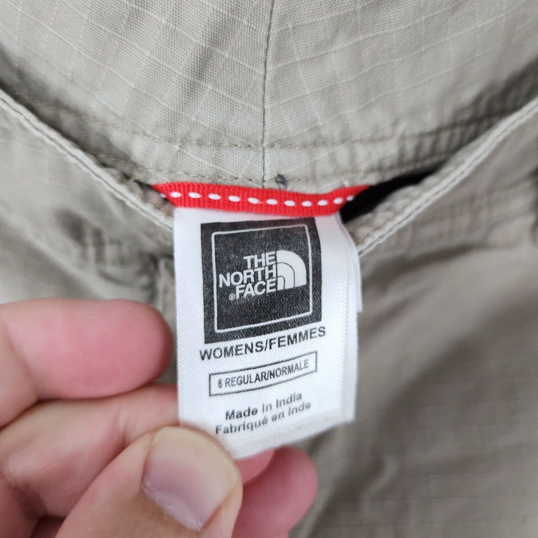 The North Face The North Face Womens Capris Beige Straight Loose Size 8 Regular Pants Size ONE SIZE - 3 Thumbnail