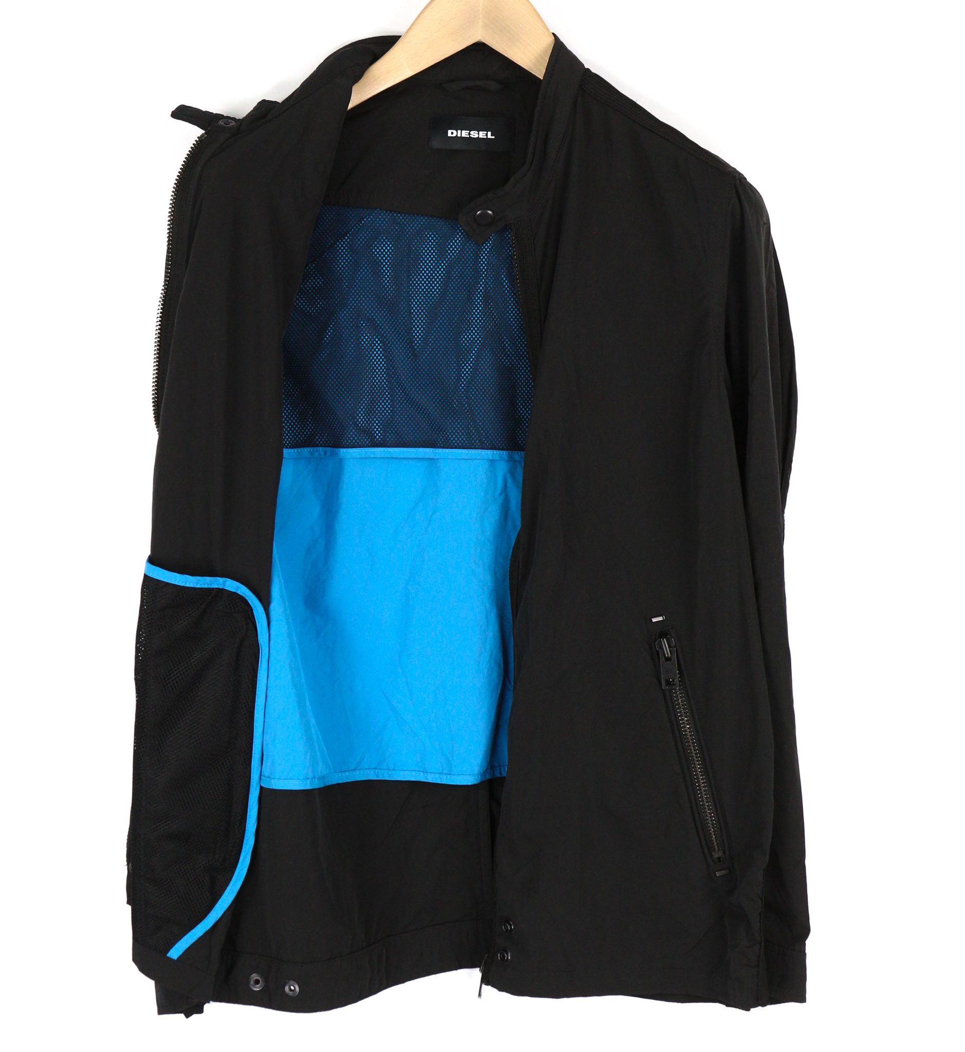 Diesel J-RUM M Black Band Neck Full Zip Jacket 81732 Size US M / EU 48-50 / 2 - 4 Thumbnail