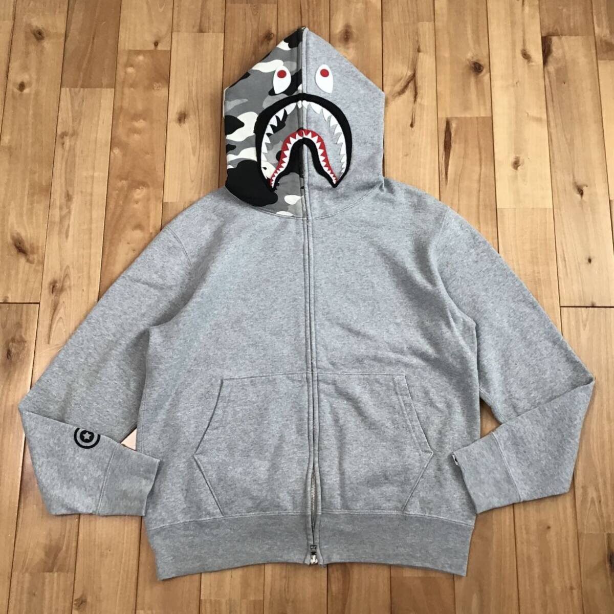 Bape × Nigo 🔥NFS limited🔥 BAPE camo Shark full zip hoodie a bathing ape Size US S / EU 44-46 / 1 - 1 Thumbnail