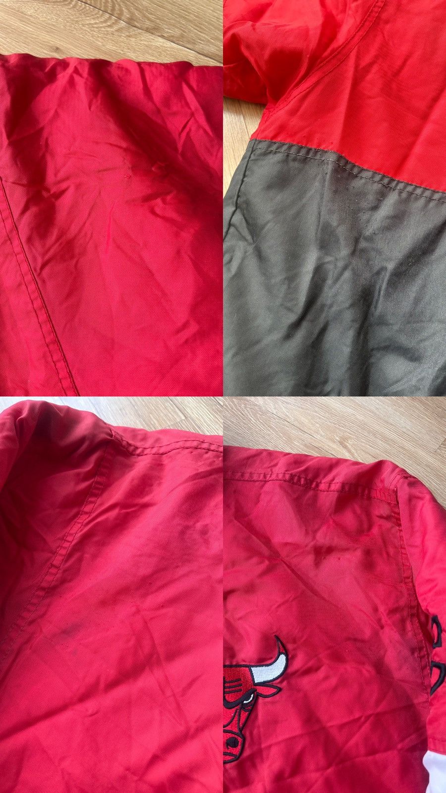 Starter Vintage 90s NBA Chicago Bulls Big Logo Bomber Jacket Size US XXL / EU 58 / 5 - 17 Thumbnail