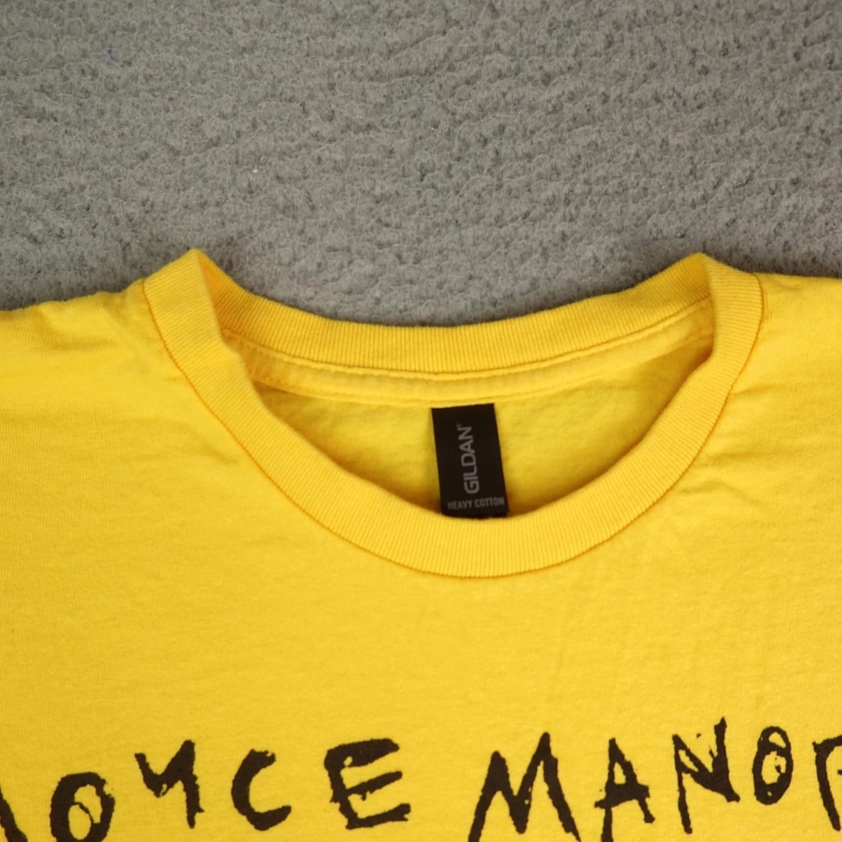 Gildan Joyce Manor Shirt Mens XL Yellow Gildan Possum Graphic Punk Band Midwest Emo Size US XL / EU 56 / 4 - 5 Thumbnail