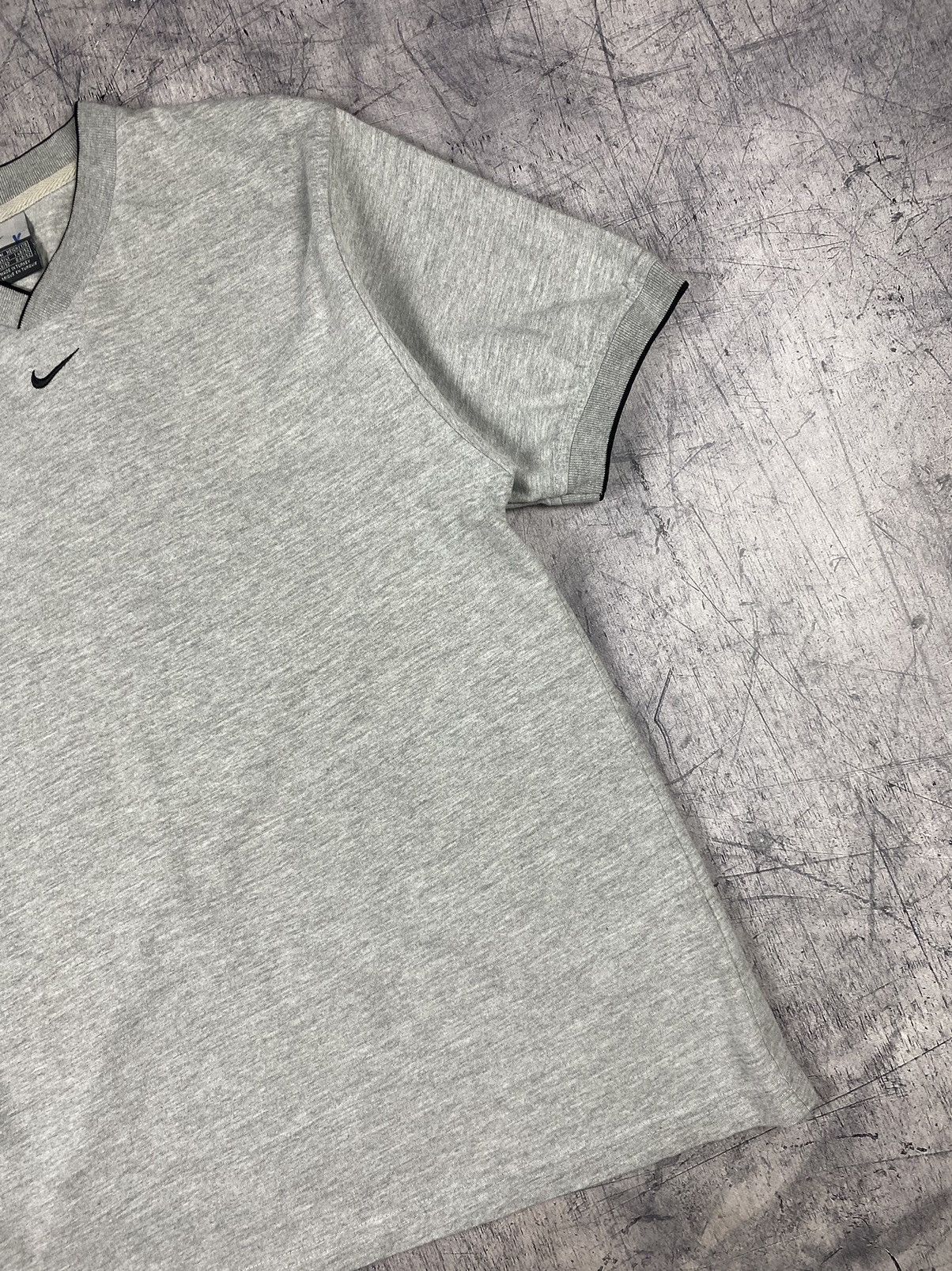 Nike × Vintage Vintage Nike Dril Y2K Center Logo Tee T Shirt Size US M / EU 48-50 / 2 - 4 Thumbnail