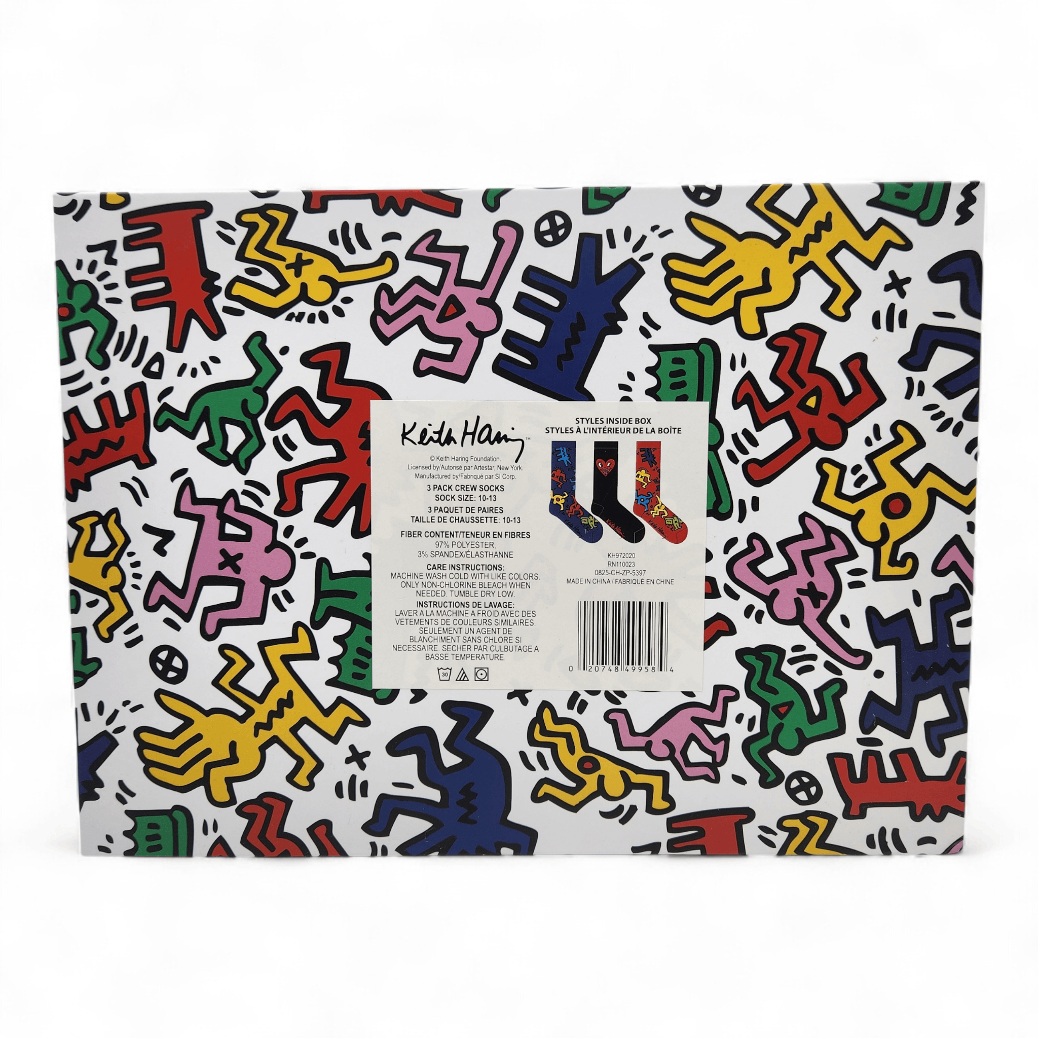 Keith Haring Keith Haring Crew Socks 3 Pairs Size ONE SIZE - 7 Thumbnail