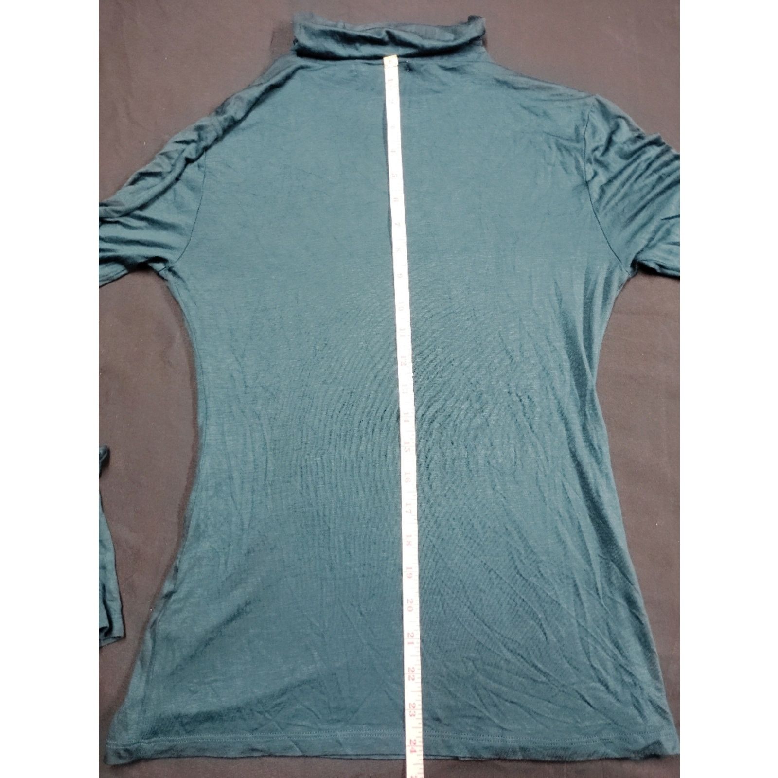 Active Ride Shop Seafoam Active Basic Lightweight Long-Sleeve Turtleneck Top Size L / US 10 / IT 46 - 4 Thumbnail