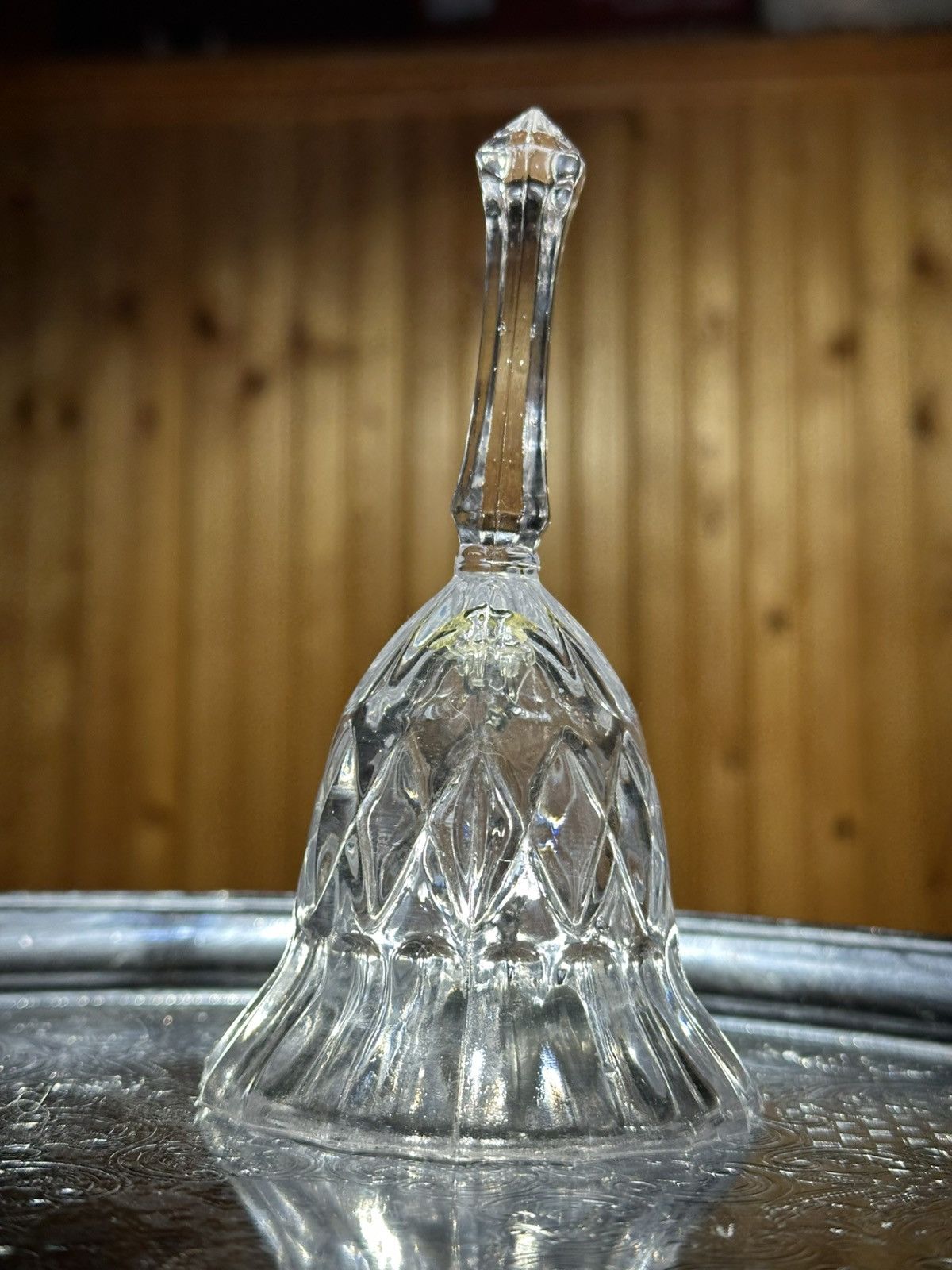 Other Vintage Elegant Clear Glass Bell Size ONE SIZE - 2 Thumbnail