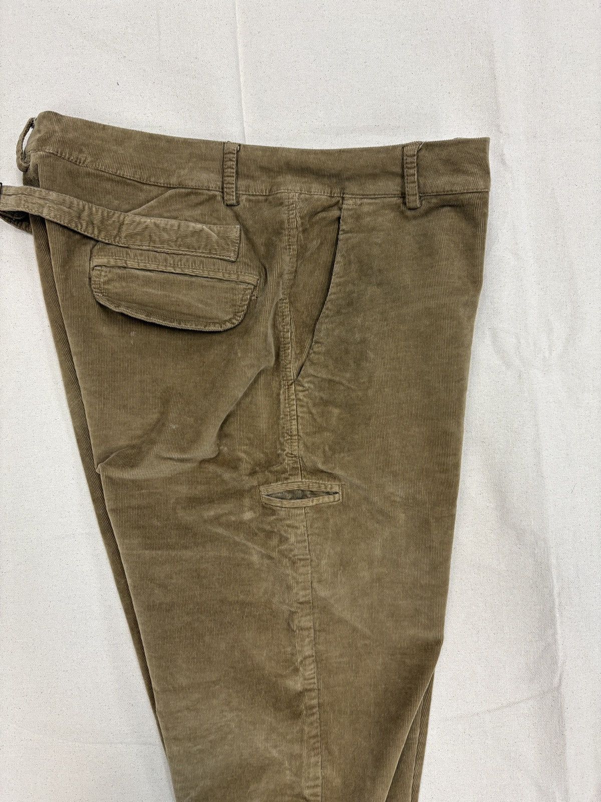 Barena BARENA Tapered Corduroy Trousers Camel Brown IT 50 (US 34) Size US 34 / EU 50 - 10 Thumbnail