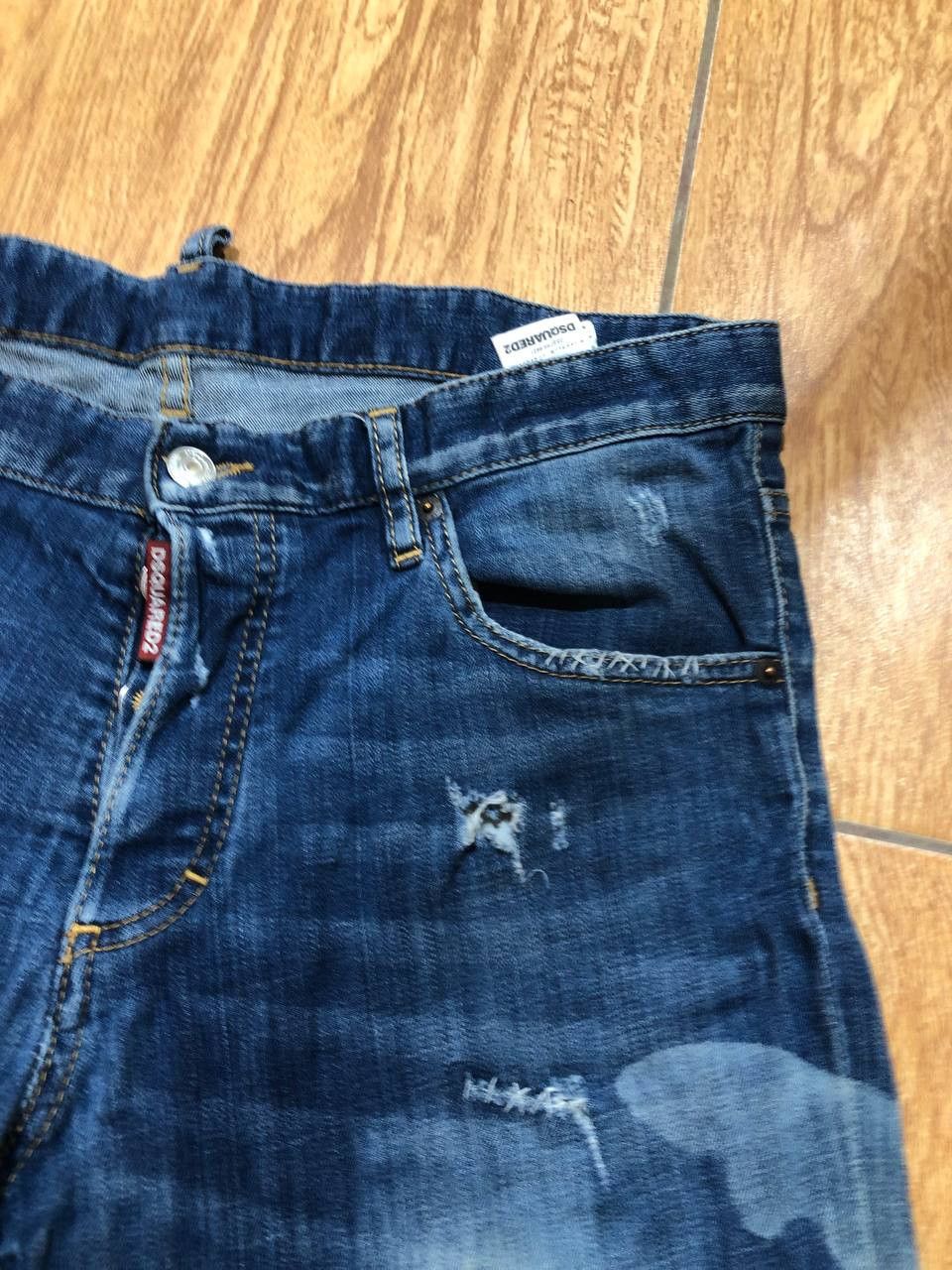 Dsquared2 Luxury Dsquared2 Y2K Distressed Designer Jeans Size US 36 / EU 52 - 15 Thumbnail