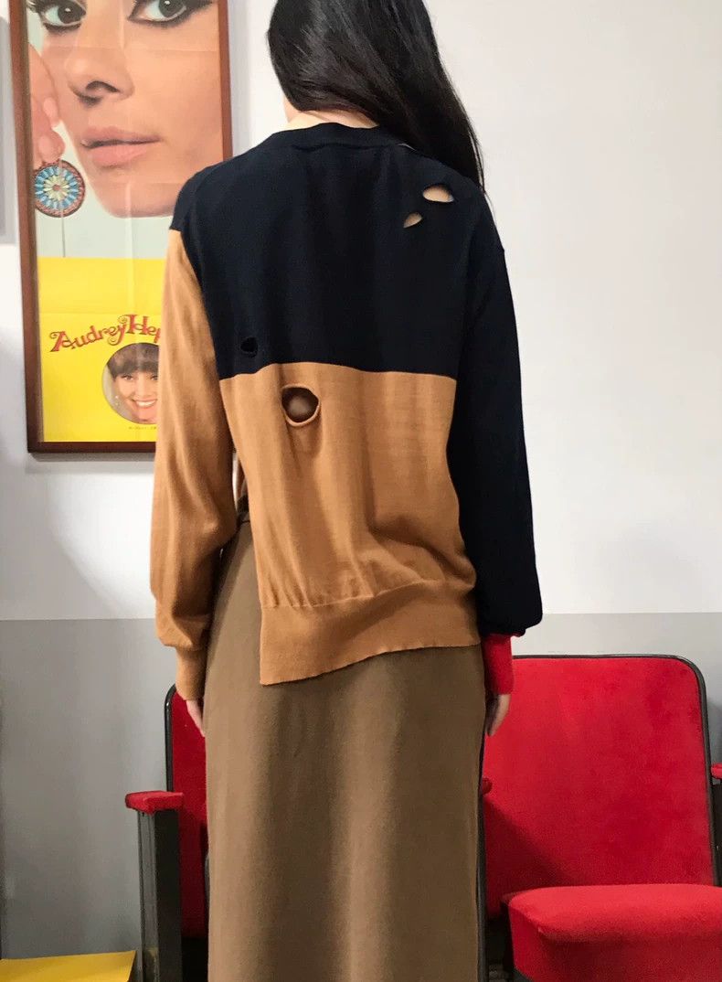Vivienne Westwood Vivienne Westwood size00 Decomposed knit top with old holes Size M / US 6-8 / IT 42-44 - 5 Thumbnail