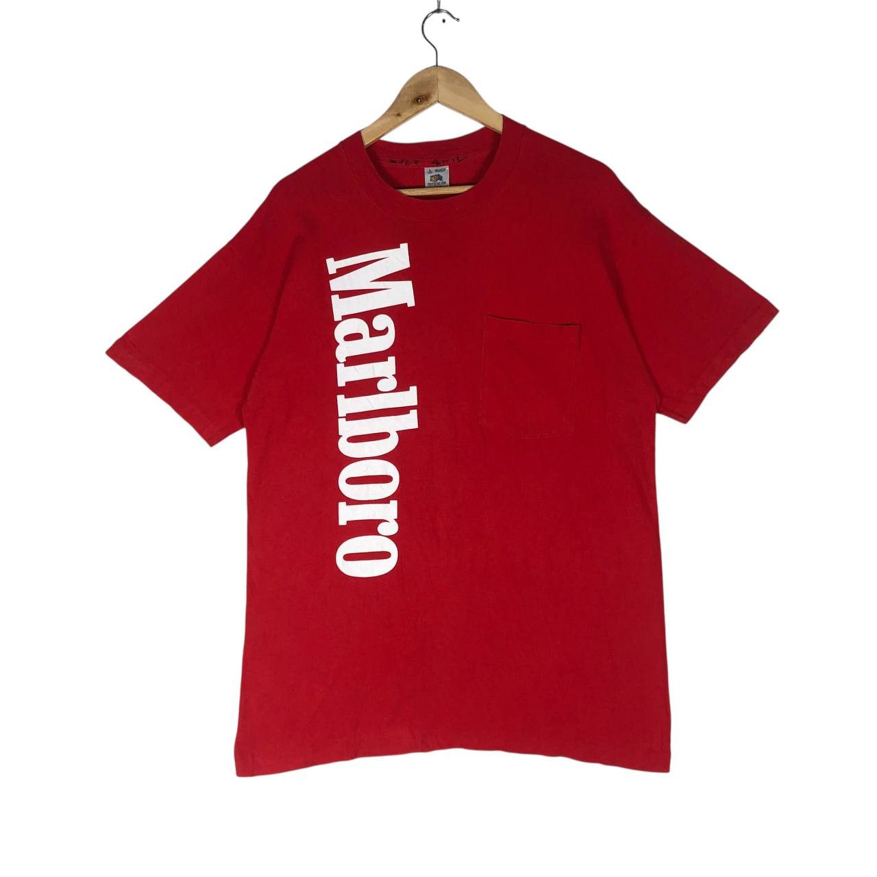 Marlboro Vintage Marlboro Big Logo T-Shirt Size US L / EU 52-54 / 3 - 1 Thumbnail