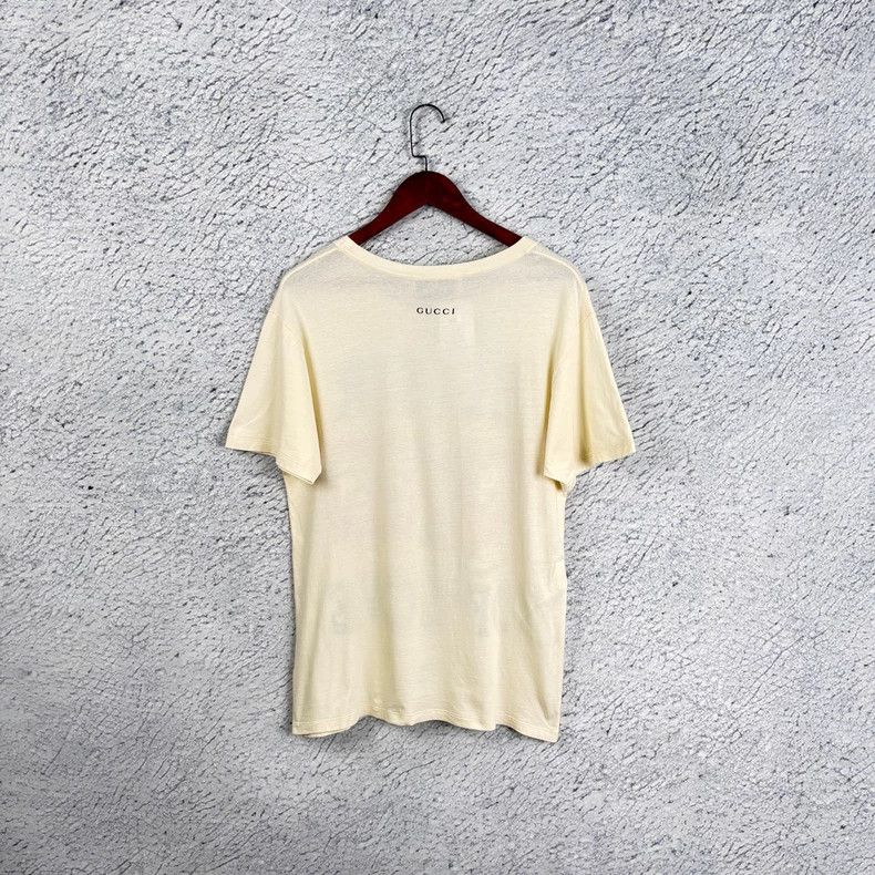 Gucci GucciBeige double tiger head sequin letter logo short-sleev Size US S / EU 44-46 / 1 - 2 Thumbnail