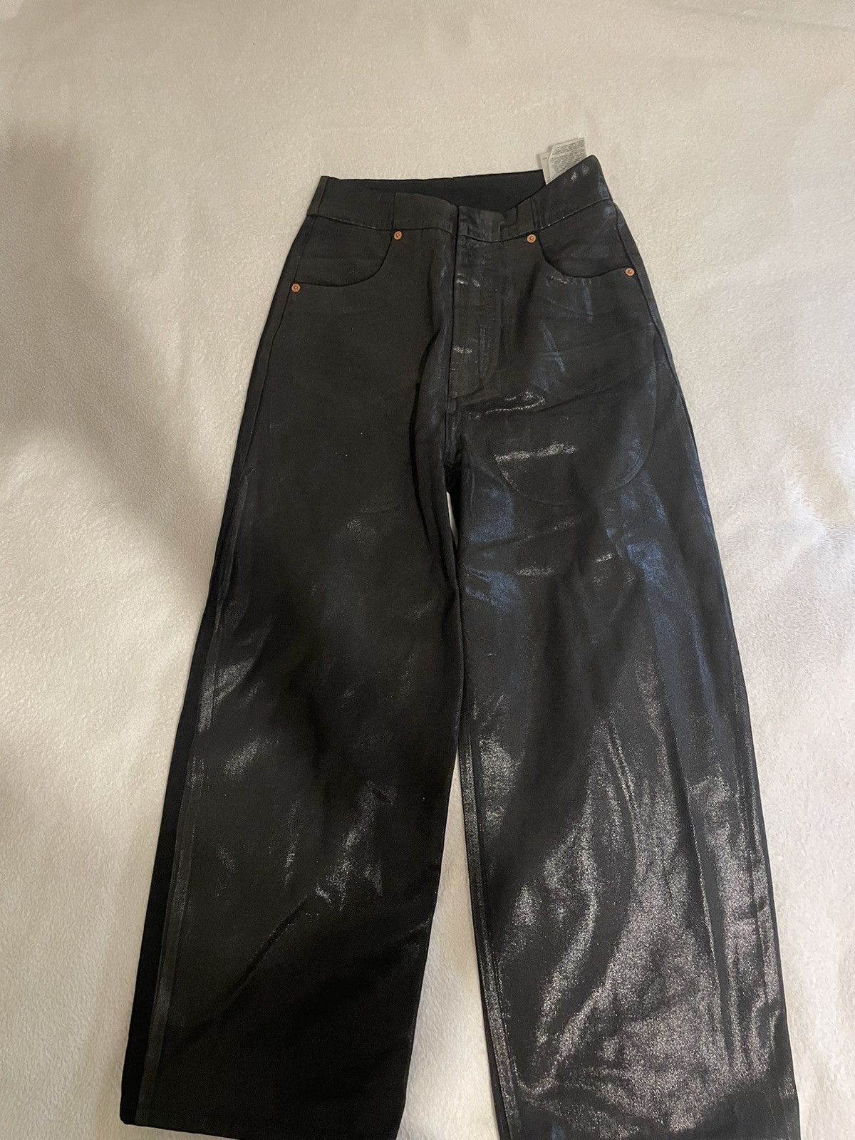 Maison Margiela MM6 Maison Margiela Coated Jeans Size 28" / US 6 / IT 42 - 5 Thumbnail