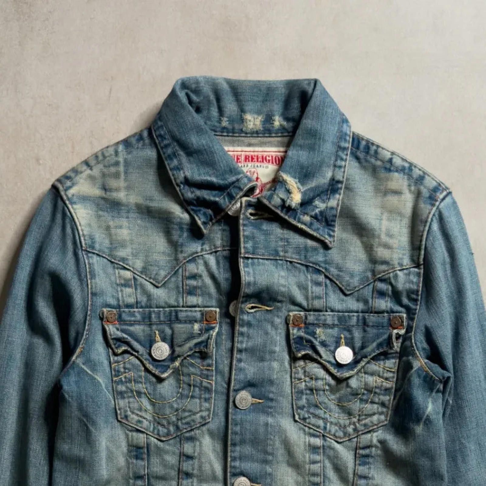 True Religion Vintage True Religion Denim Jacket - 3XS Size US M / EU 48-50 / 2 - 4 Thumbnail