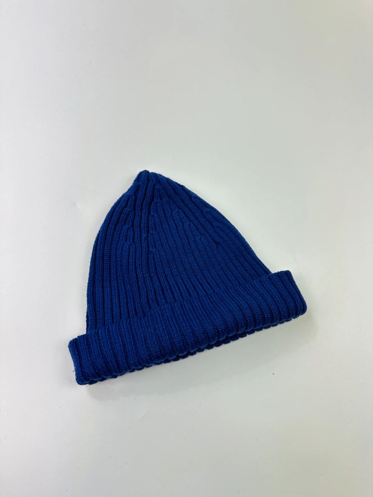 Prada Prada Sport 00s Electric Blue Ribbed Wool Beanie Size ONE SIZE - 4 Thumbnail