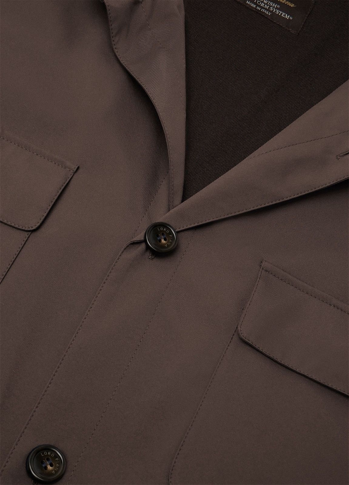 Loro Piana o1srvl11e0526 FAP9727 WindWish Overshirt in Brown Size US M / EU 48-50 / 2 - 4 Thumbnail